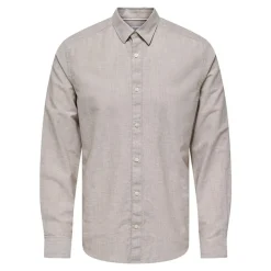 New ONLY & SONS Herre Caiden Life Langærmet shirts beige