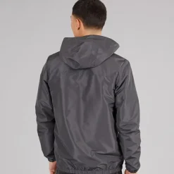 Online Ellesse Herre Callum Anorak Jakke Dark Grey Grå