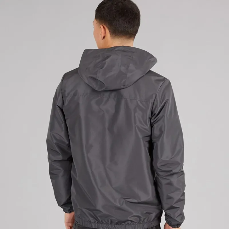 Online Ellesse Herre Callum Anorak Jakke Dark Grey Grå