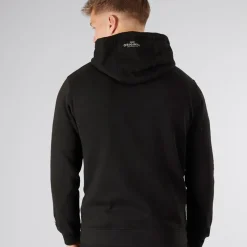 Hot Crosshatch Herre Campbox Hættetrøje Sort
