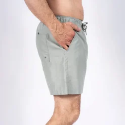 New Pre end Herre Cancun Ensfarvede Badeshorts Lys Army