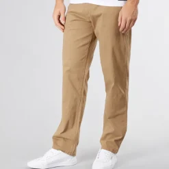 Online Crosshatch Herre Chalford Baggy Chinos Biscuit Lysebrun