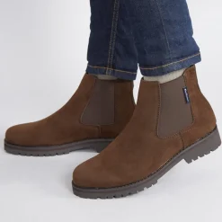 Outlet Ben Sherman Herre Chelsea Støvler IMI Ruskind Brun