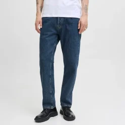 Clearance JACK & JONES Herre Chris Original SQ 061 Jeans Blue Denim