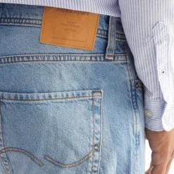 Best JACK & JONES Herre Chris SQ 957 Relaxed Fit Jeans Blå Denim