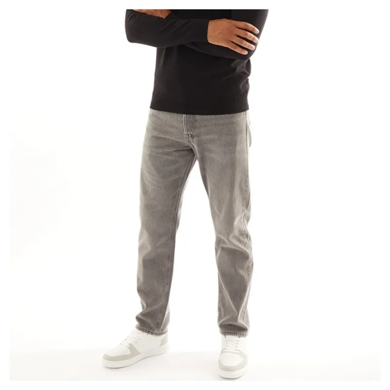 New JACK & JONES Herre Chris Sq 051 Relaxed Fit Jeans Grå