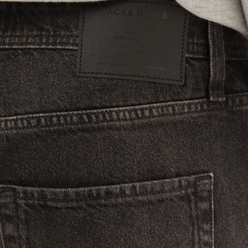 New JACK & JONES Herre Chris SQ 165 Relaxed Fit Jeans Sort Denim