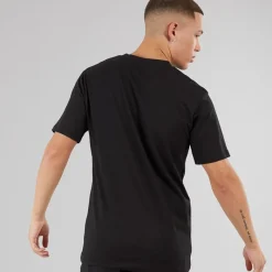 New Ellesse Herre Cleffios Logo T-shirt /​Hvid Sort