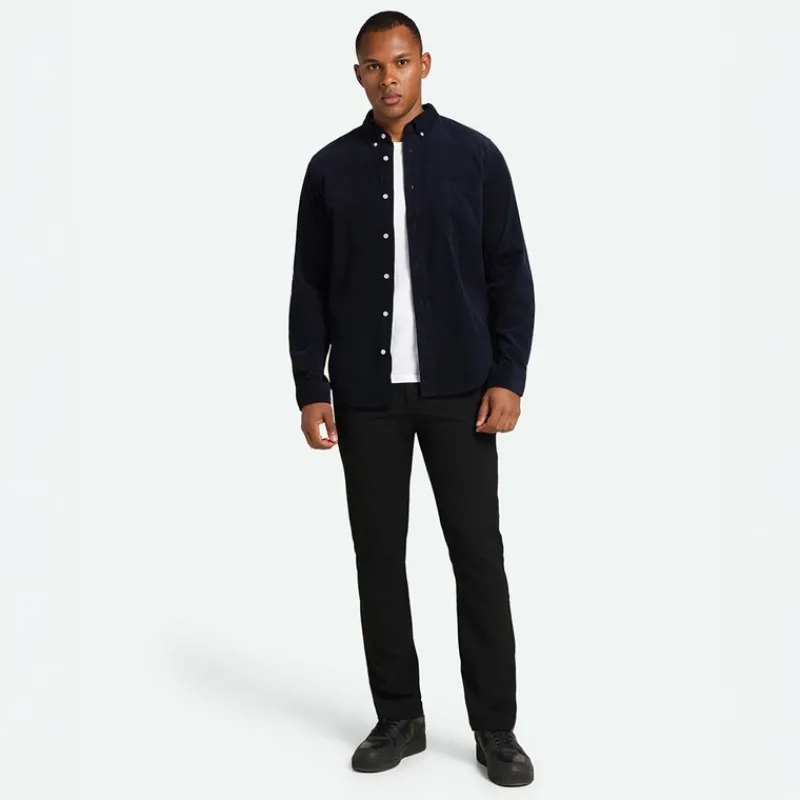 Clearance Minimum Herre Colt Langærmet Skjorte 687 Navy Blazer Marineblå