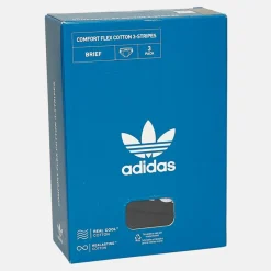 Clearance adidas Originals Herre Comfort Flex 3 Striber Tre Pak Undertruser Sort