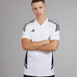 New adidas Herre Condivo 22 T-shirt Hvid/​Sort