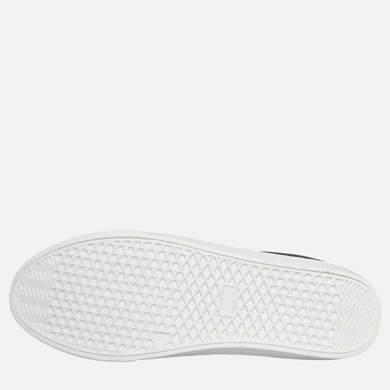 Sale French Connection Herre Contrast Heel Tennis Sneakers Sort