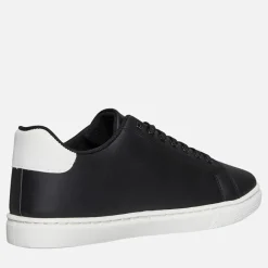 Sale French Connection Herre Contrast Heel Tennis Sneakers Sort