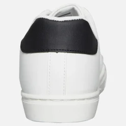French Connection Herre Contrast Heel Tennis Sneakers Hvid