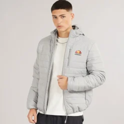 Clearance Ellesse Herre Corricella Vatteret Jakke Lysegrå Grå