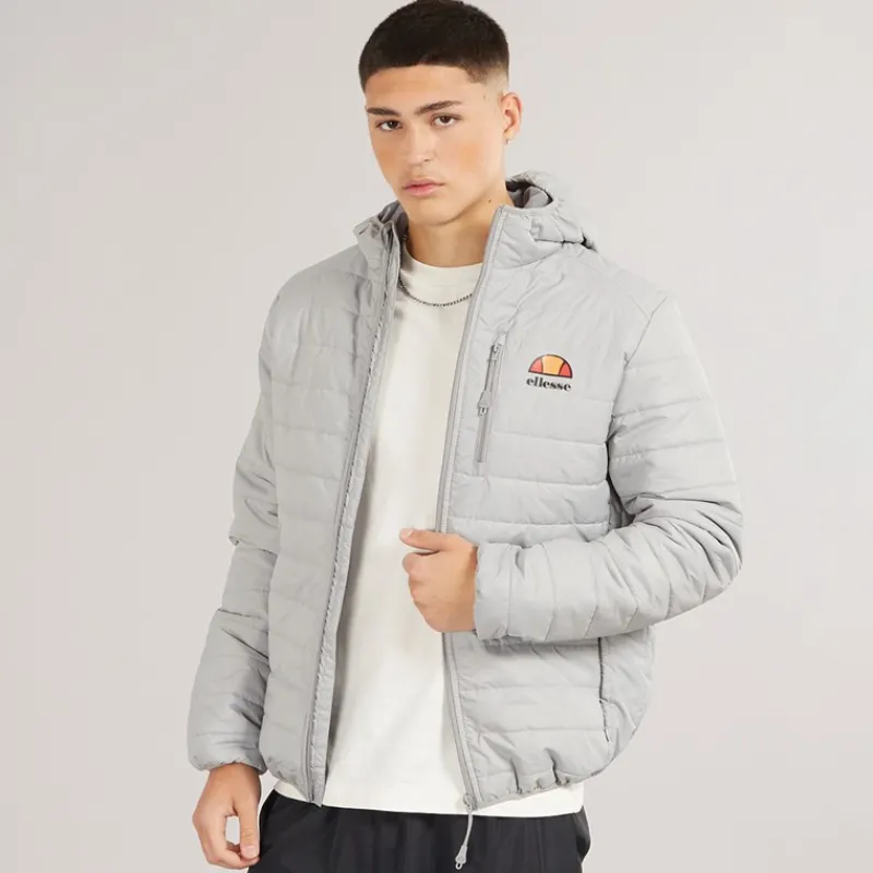 Clearance Ellesse Herre Corricella Vatteret Jakke Lysegrå Grå
