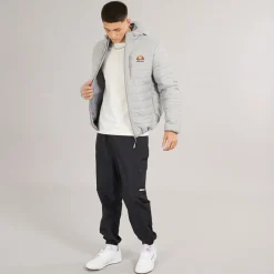 Clearance Ellesse Herre Corricella Vatteret Jakke Lysegrå Grå