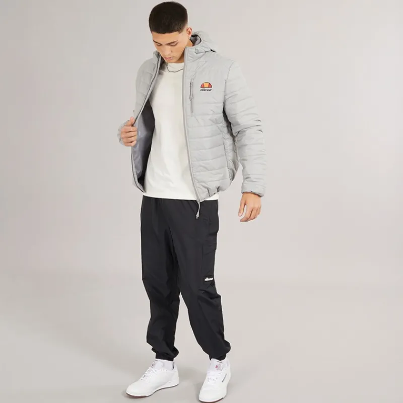 Clearance Ellesse Herre Corricella Vatteret Jakke Lysegrå Grå