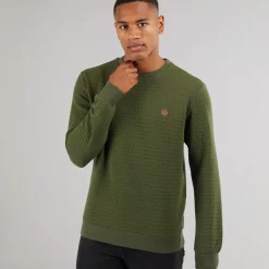 Indicode Herre Dash Sweatshirt Army Grøn