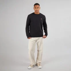 Sale Indicode Herre Dash Sweatshirt Sort