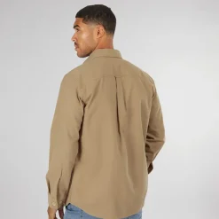 Best PRODUKT Herre Dean Ensfarvet Overshirt Stentøj beige
