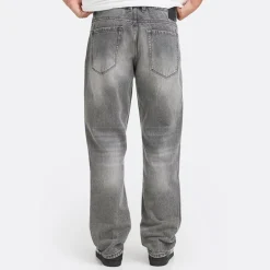 Hot Solid Herre Denim Jeans Grå Denim Grå