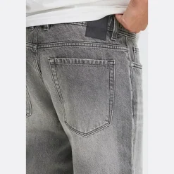 Hot Solid Herre Denim Jeans Grå Denim Grå