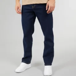 Online Crosshatch Herre Detendu Relaxed Fit Jeans Rå