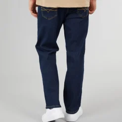 Online Crosshatch Herre Detendu Relaxed Fit Jeans Rå