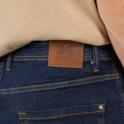 Online Crosshatch Herre Detendu Relaxed Fit Jeans Rå