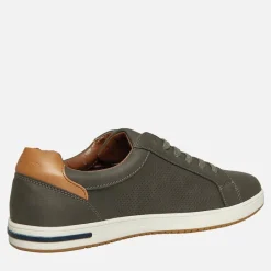 New Ben Sherman Herre Detour Perf Sko Grå PU Grå