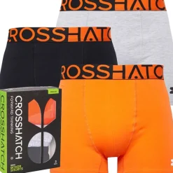 Hot Crosshatch Herre Dumas Boxer shorts Sort