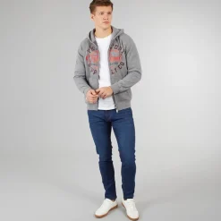 Online Crosshatch Herre Durtan Slim Fit Jeans Mørkevask Mørkeblå