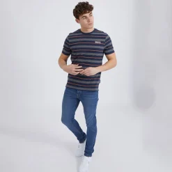 Best Bench Herre Eddie 22 Slim Fit Jeans Indigo Mørkeblå