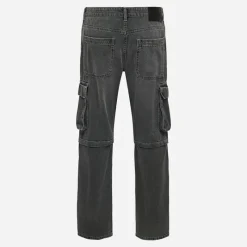 Online ONLY & SONS Herre Edge Lige Jeans Dark Grey Denim Mørkegrå