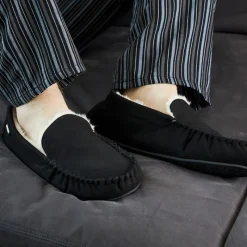 Sale DKNY Herre Electra Mocassin Tøfler Sort