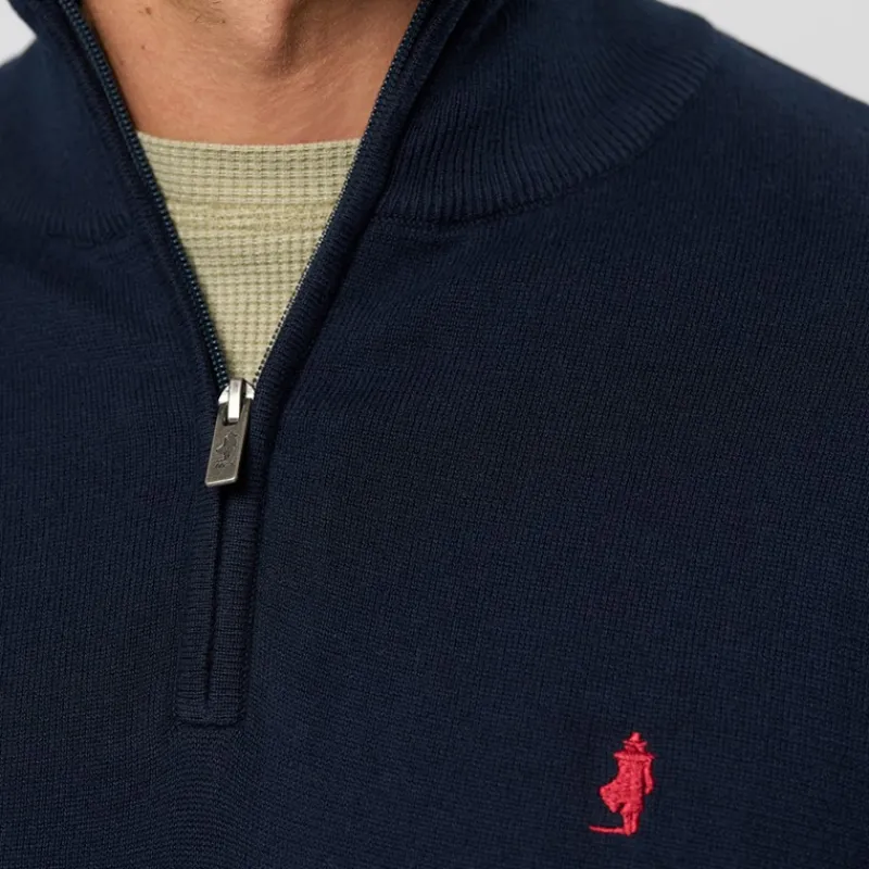 Clearance MCS Herre Eli Strik Sweater Dark Sapphire