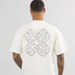 Online Avant Garde Herre Emblem T-shirt Off White Off-white