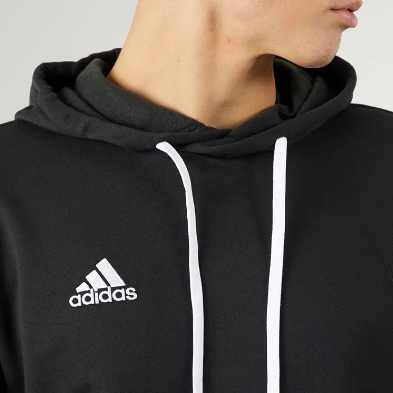 Hot adidas Herre Entrada 22 Pullover Sweat Hoodie /Hvid Sort