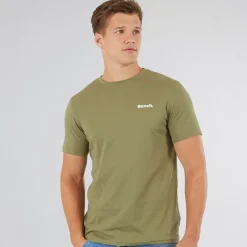Bench Herre Envoy Fem-pak T-shirts Sort/​Lyse Khaki/​Hvid/​Sten/​Stålgrå Flerfarvet