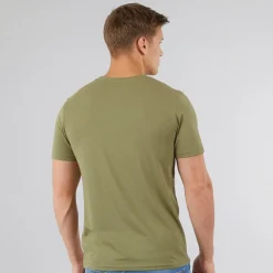 Bench Herre Envoy Fem-pak T-shirts Sort/Lyse Khaki/Hvid/Sten/Stålgrå Flerfarvet