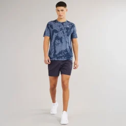 New Puma Herre Essentials Lille Logo 5 Tommer Vævede Shorts Ny Marineblå Marineblå