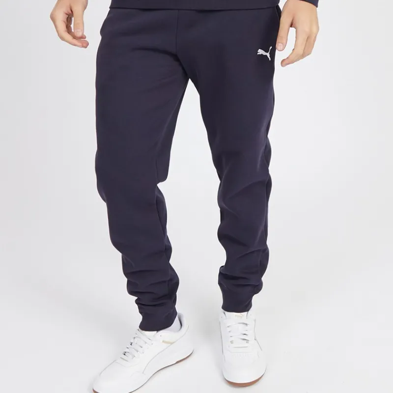 Puma Herre Essentials Lille Logo Joggingbukser Mørkeblå