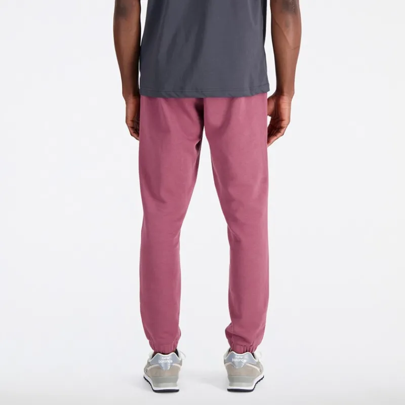 Online New Balance Herre Essentials Varsity Fleece Sweat Pants Vasket Burgundy