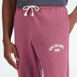 Online New Balance Herre Essentials Varsity Fleece Sweat Pants Vasket Burgundy