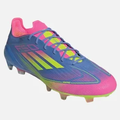 Outlet adidas Herre F50 Elite Celestial Victory Pack FG Fast Underlag Fodboldstøvler Blue Fusion/Lucid Lemon/Lucid Pink