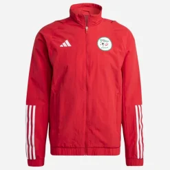 Clearance adidas Herre FAF Algeriet Præsentationsjakke Team Power Red 2
