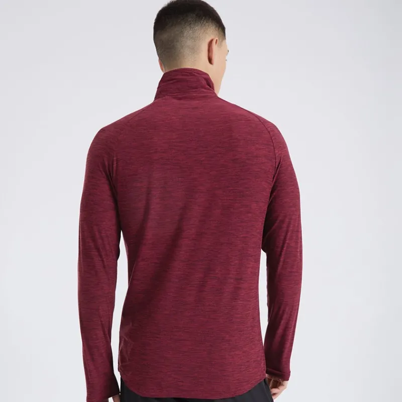 Clearance Ellesse Herre Fasano T-shirts med lange ærmer Bordeaux