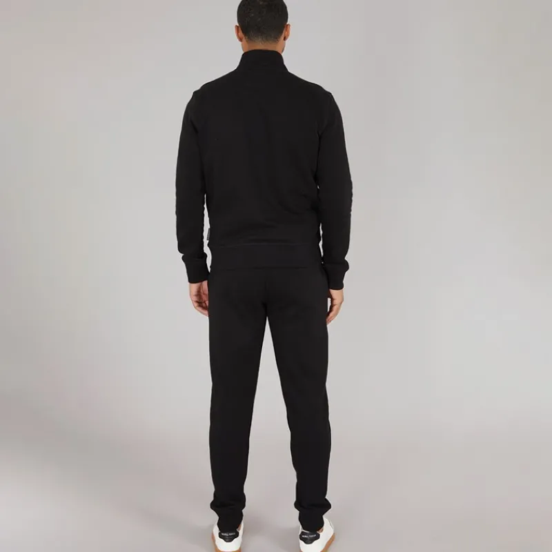 Best French Connection Herre FC 1 / 2 Zip Træningsdragt Sort
