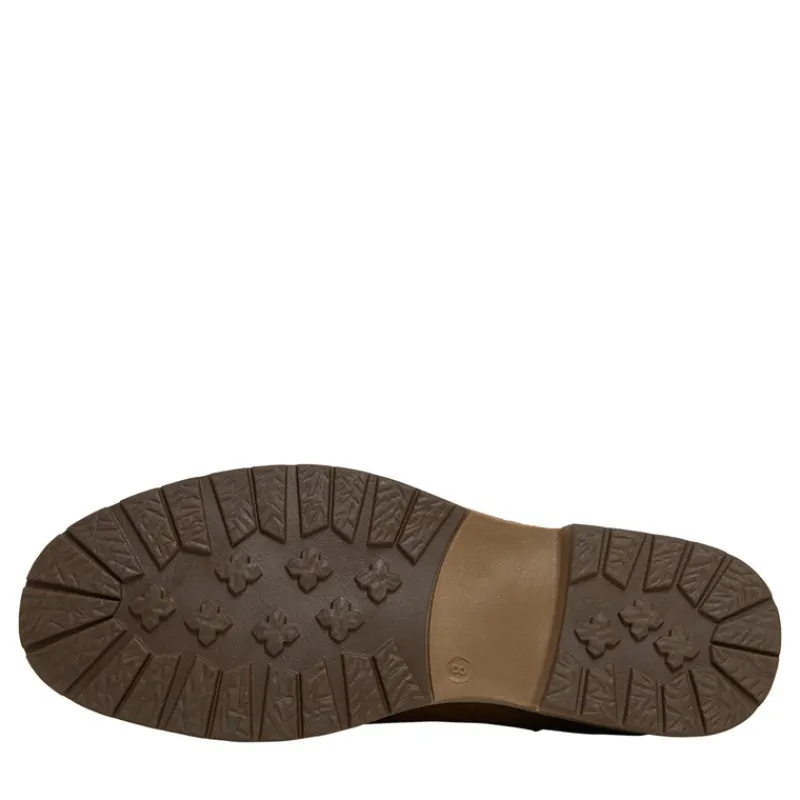 New French Connection Herre FC Suede Cleated Chelsea Ankelstøvler Brun Mørkebrun